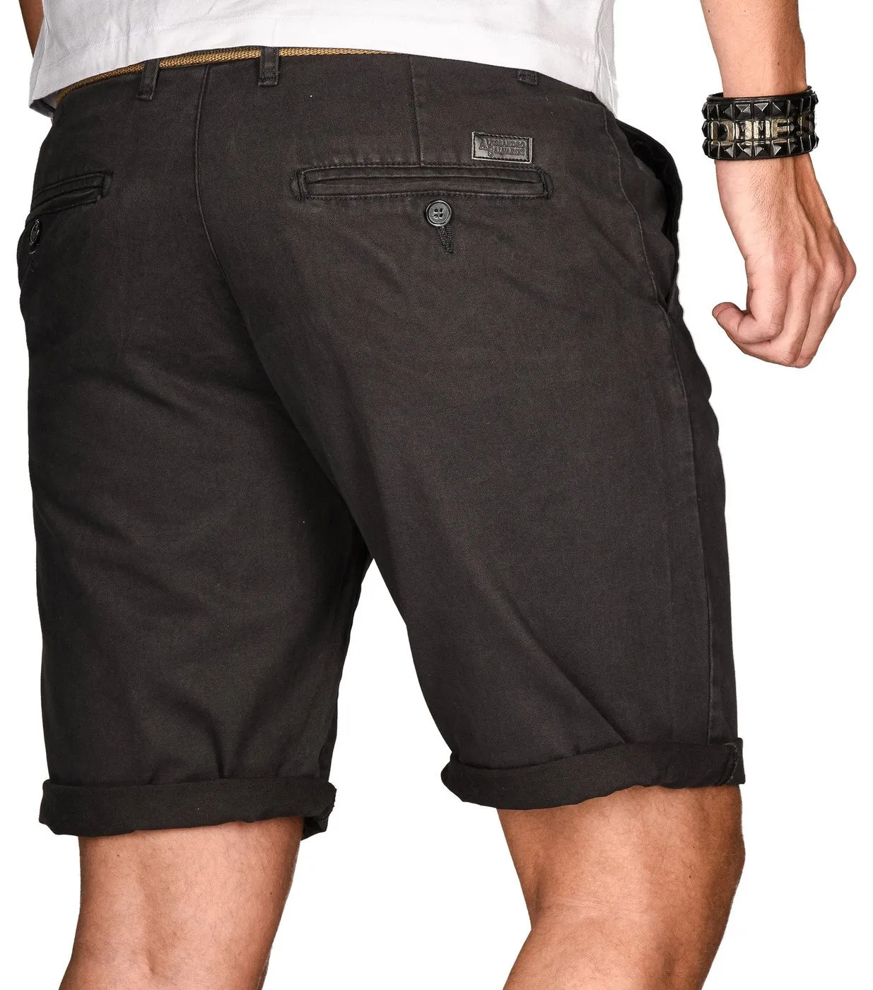 Alessandro Salvarini AS-096 Sommerhose Herren Bermuda