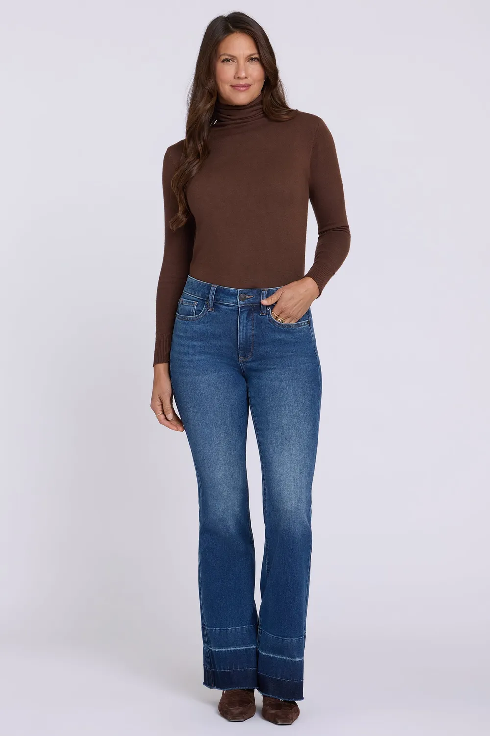 NYDJ Felicity Flared Jeans Colorblaze 10 Schlag