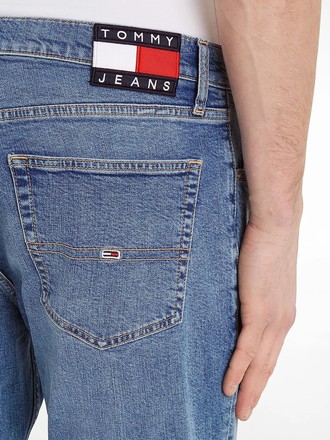 Tommy Jeans Herren Jeanshose 32W/30L Stretch-Denim
