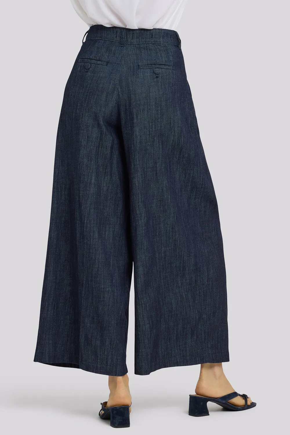 NYDJ Giselle Wide Leg Trouser Dark Indigo 69 cm
