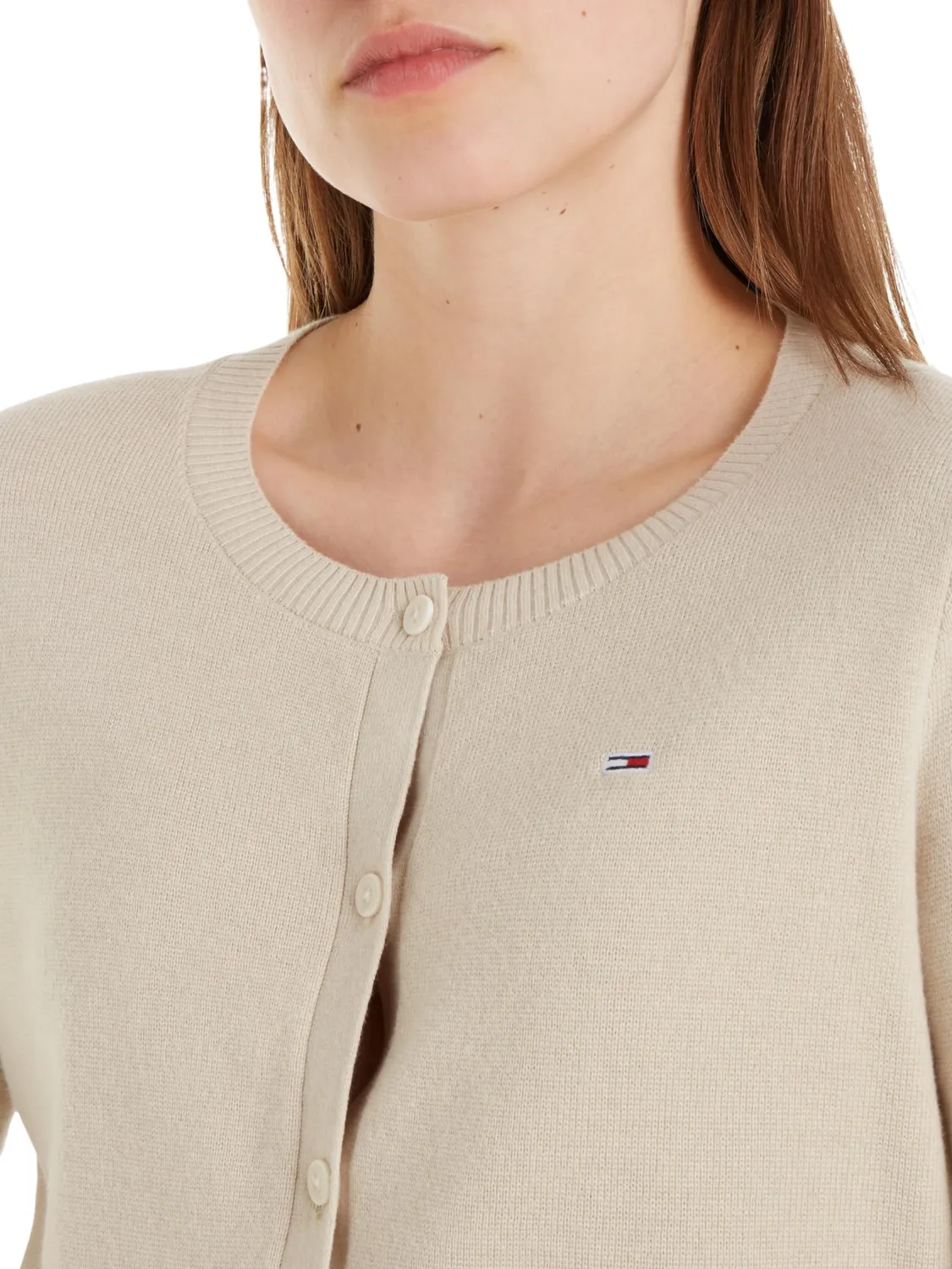 Tommy Jeans TJW Essential Cardigan DW0DW17252 Strickjacke Damen XL