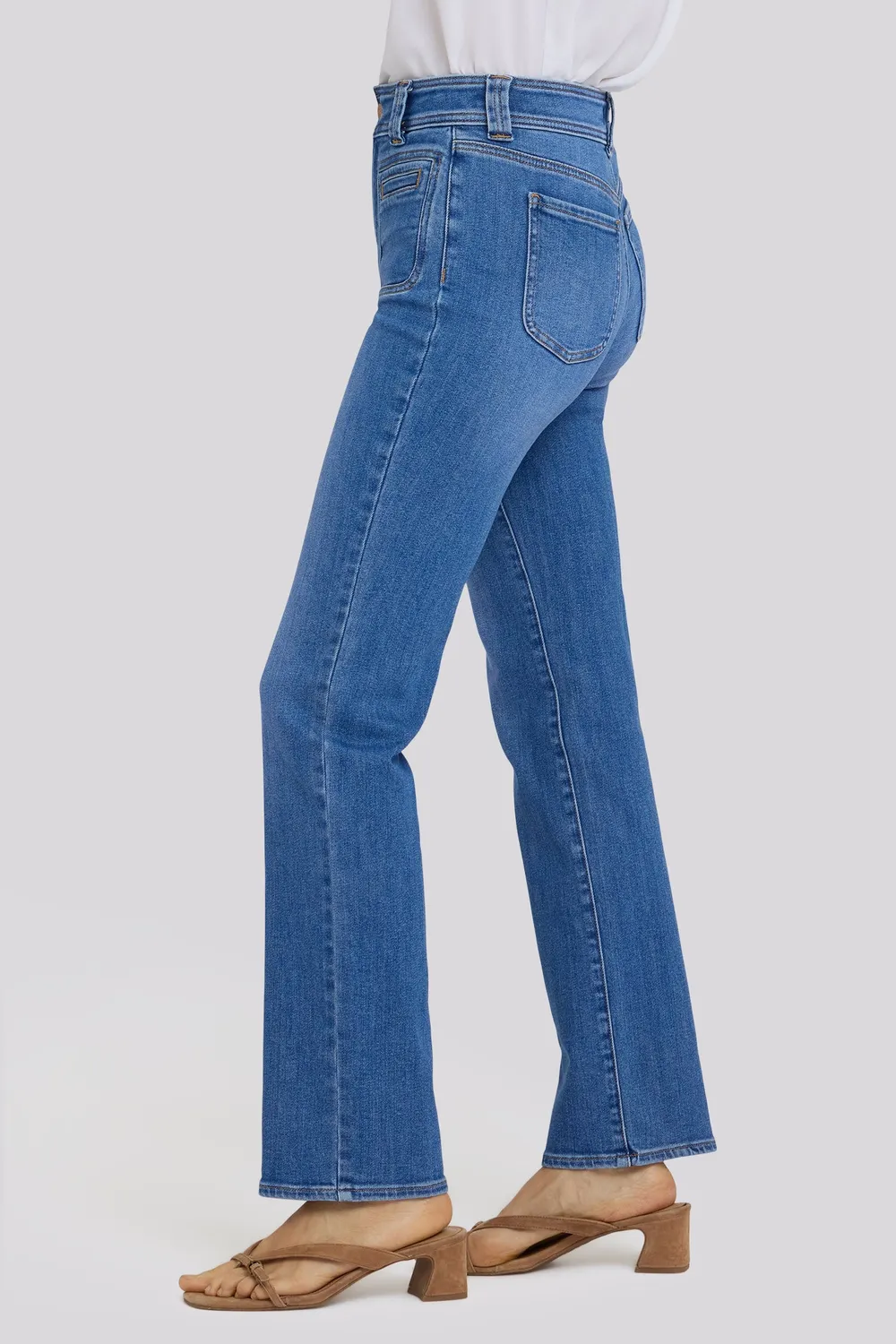NYDJ Marilyn Straight Jeans Blue Paradise Denim