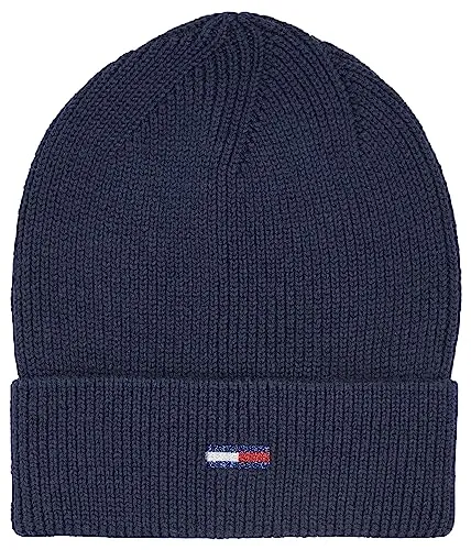 Tommy Jeans Flag Wintermütze Blau Strickmütze