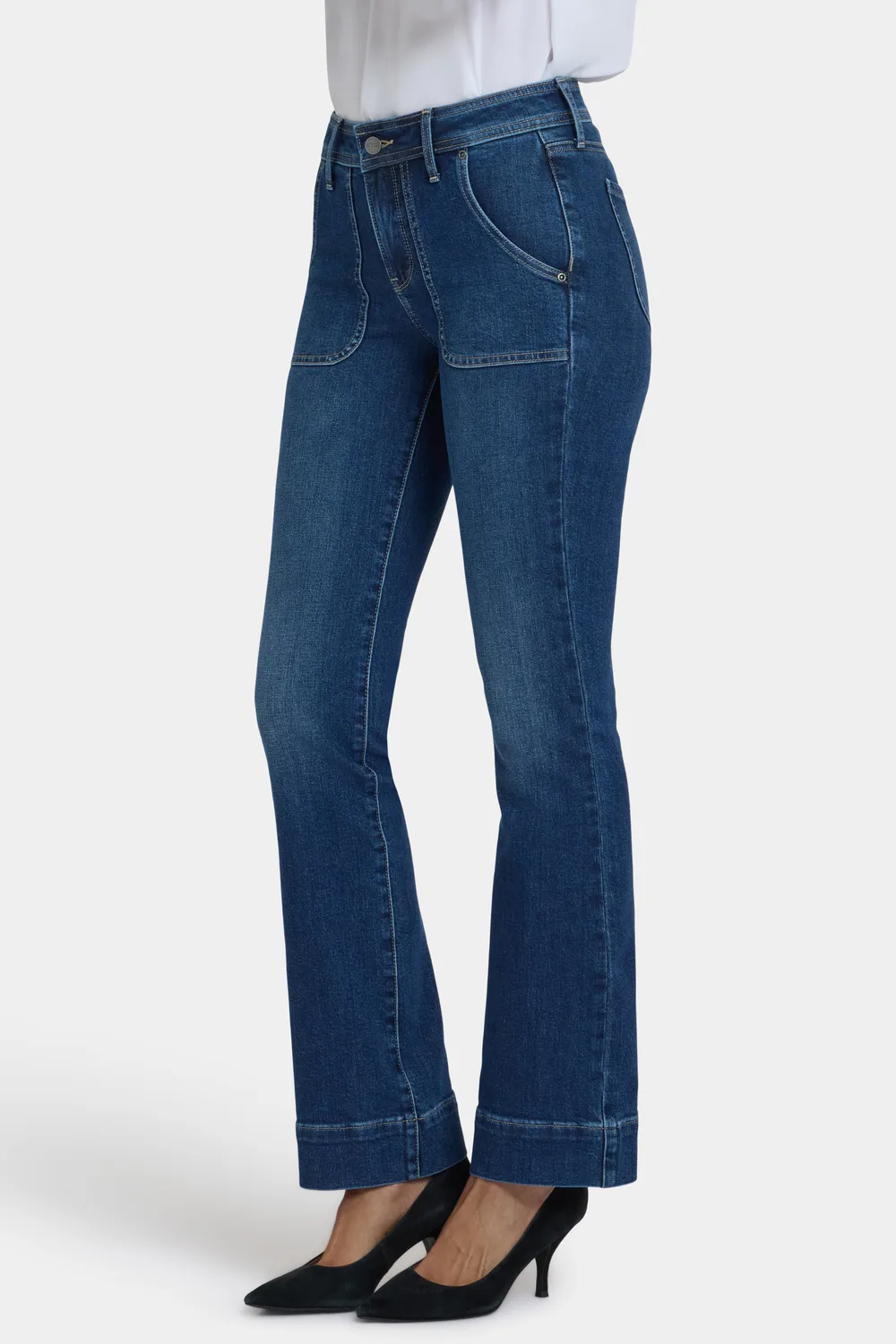 NYDJ Barbara Bootcut Jeans Dark Loire Ausgestellt