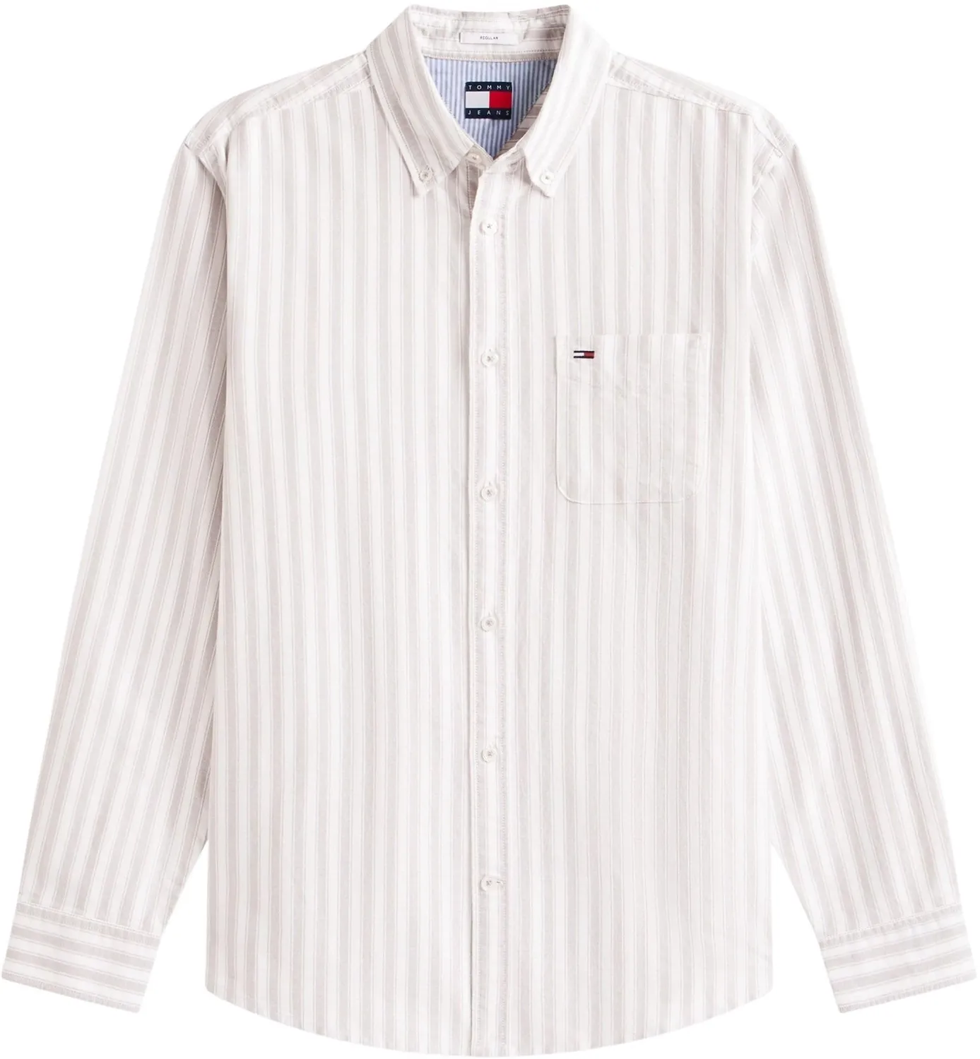 Tommy Jeans TJM Reg Stripe Oxford DM0DM22790 Hemd gestreift