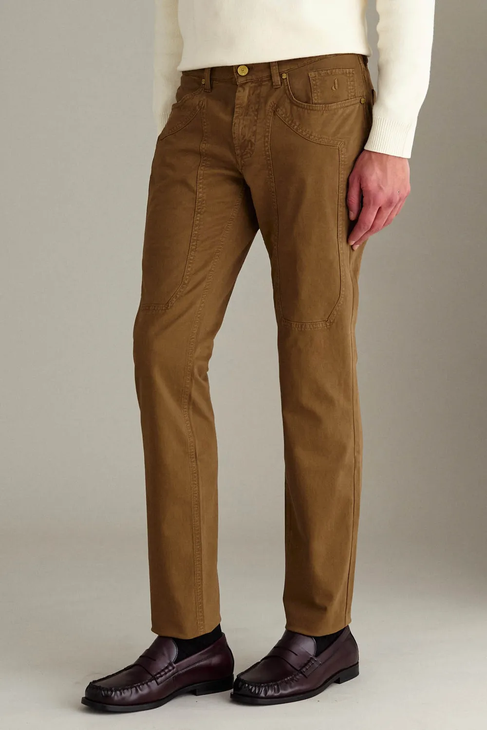 Jeckerson John Slim Fit Herren Chino Braun