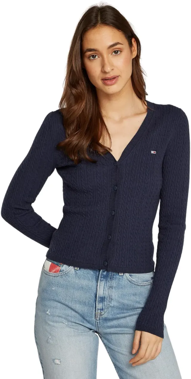 Tommy Jeans Cable Essential Cardigan XL Zopfstrick
