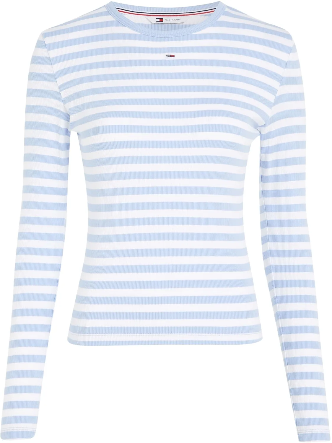 Tommy Jeans Rib Stripe Top Langarmshirt L Streifen
