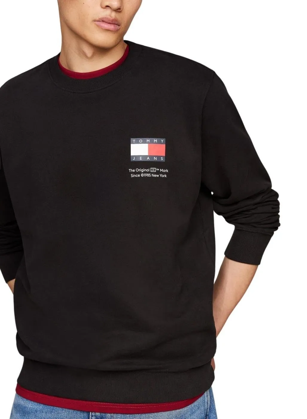 Tommy Jeans Flag Regular Fit Sweatshirt 4XL Baumwolle