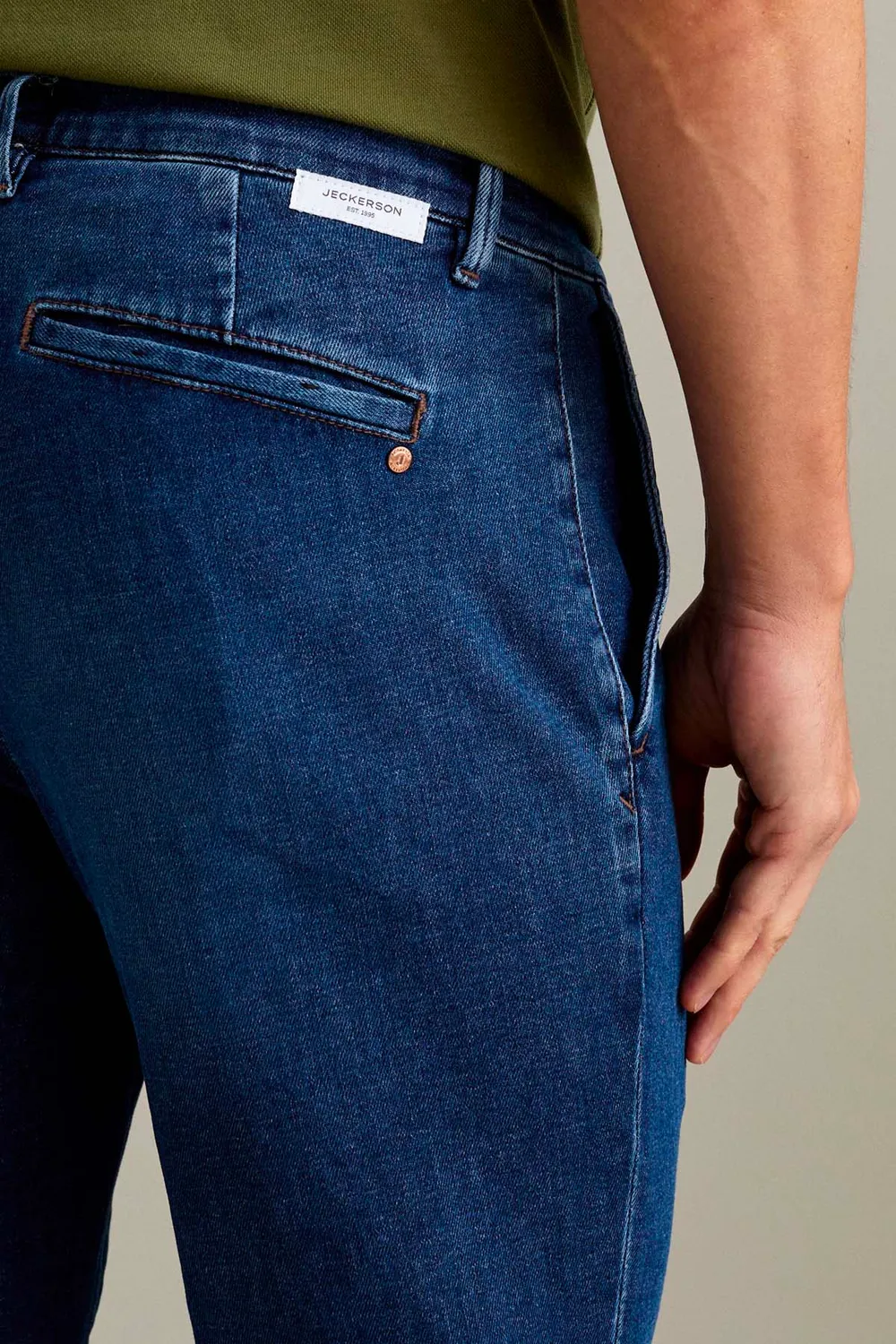 Jeckerson Jack Slim Fit Jeans Dunkelblau Denim