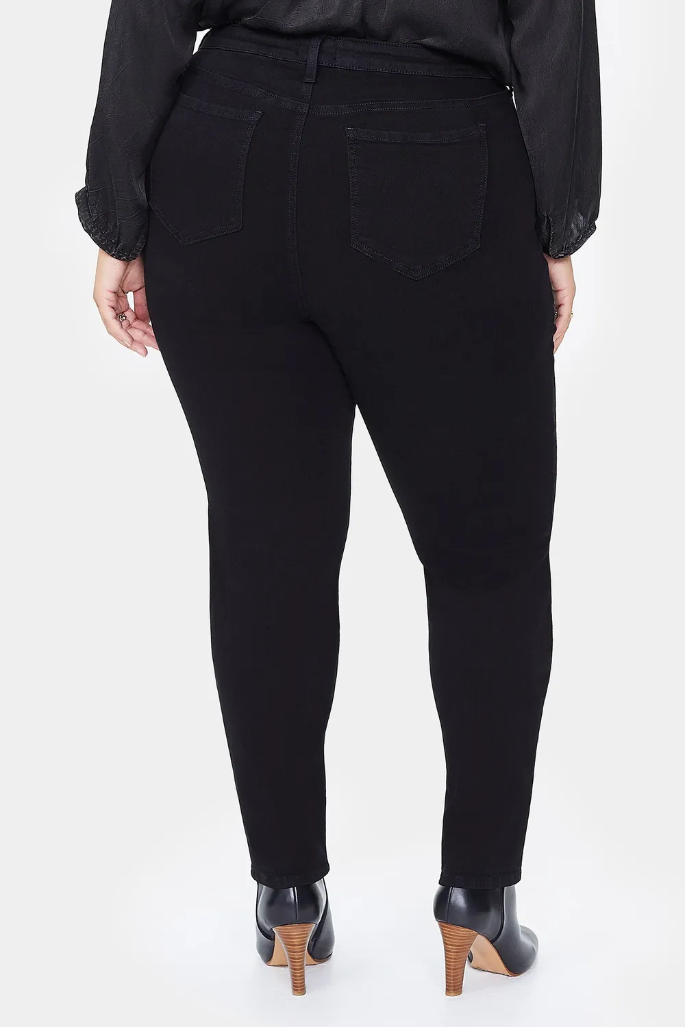 NYDJ Ami Skinny Jeans Schwarz Plus Size mit Shape