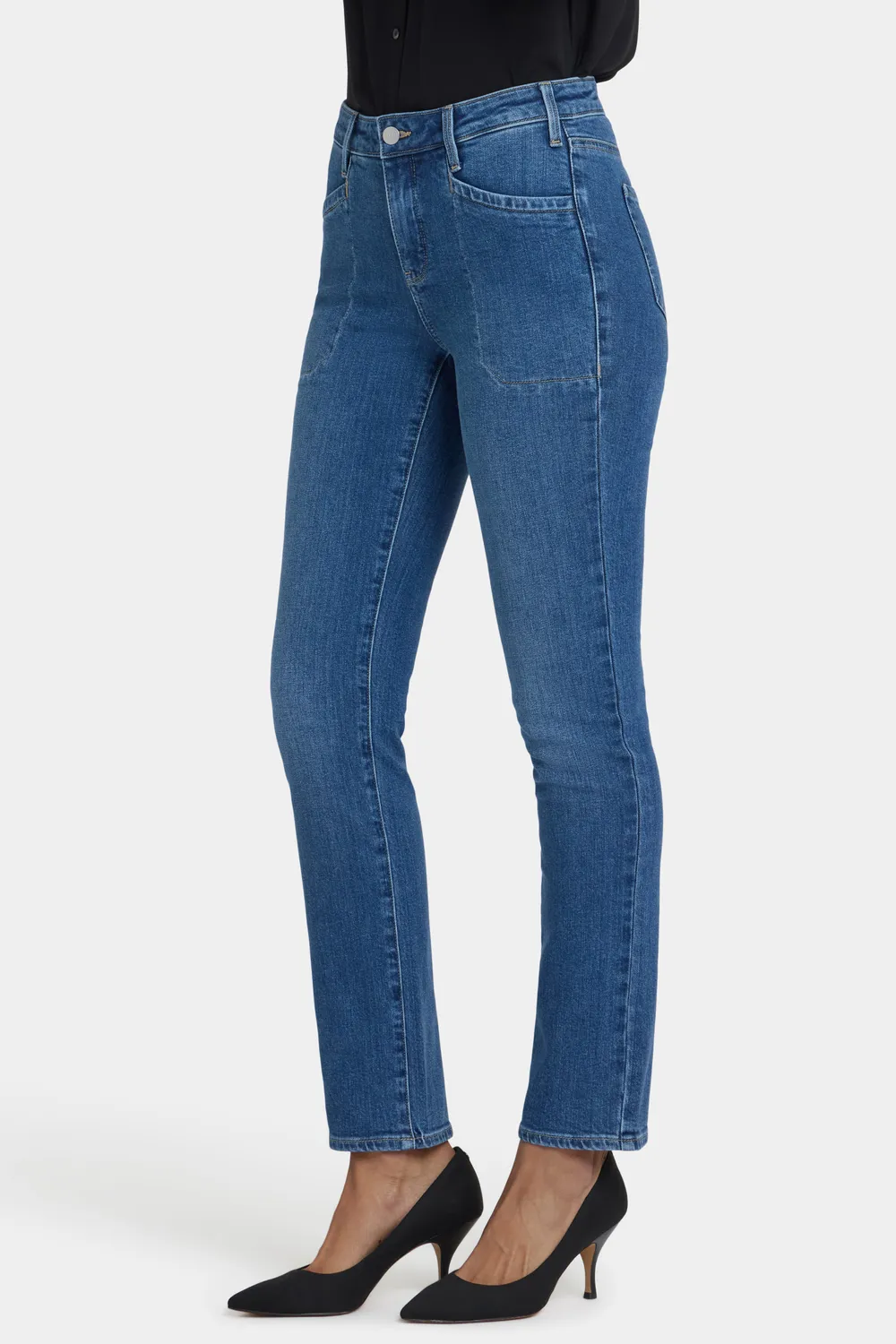 NYDJ Sheri Slim Jeans Opera Blue Indigo