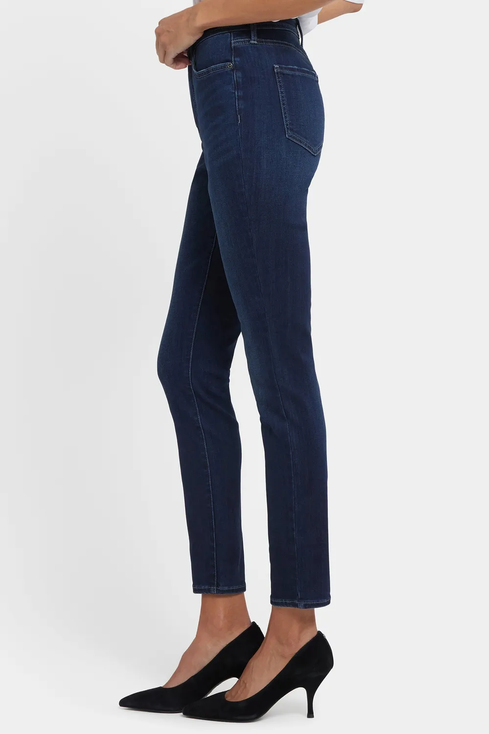 NYDJ Ami Skinny Jeans Ink Skyline High-Rise dunkelblau