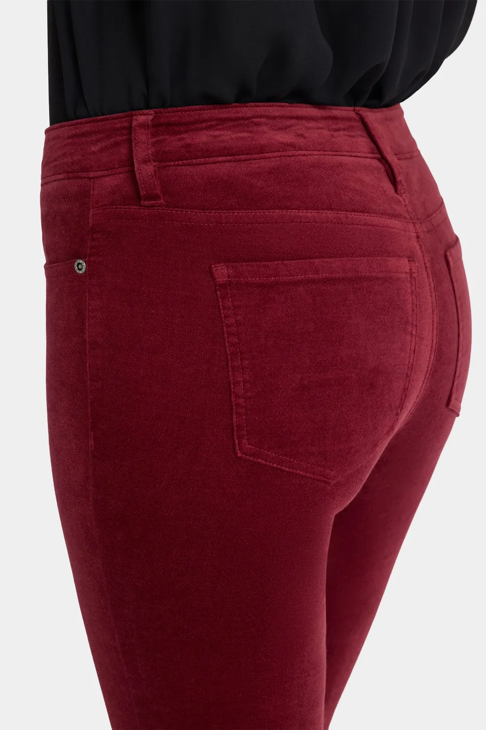 NYDJ Sheri Slim Pants Samthose Wild Currant
