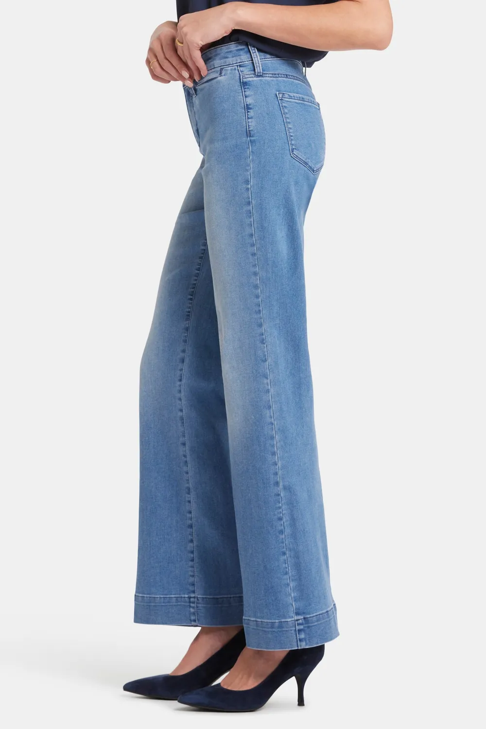 NYDJ Teresa Trouser Wide-Leg Jeans Everly hoher Bund