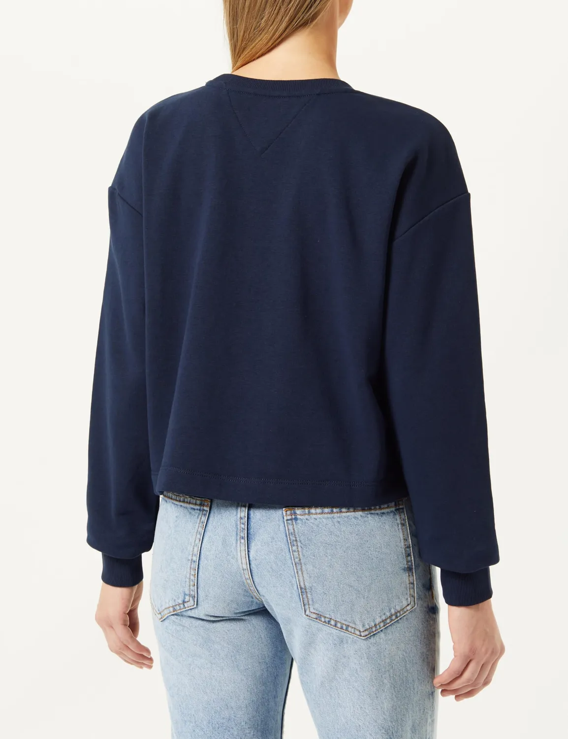 Tommy Jeans Sweatshirt Damen Blau XXS Baumwollmix