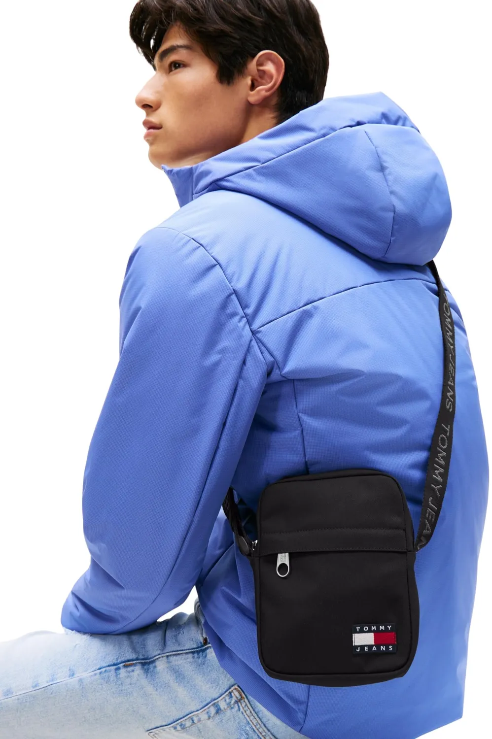 Tommy Jeans Daily Reporter Crossbody Bag Schwarz Umhängetasche