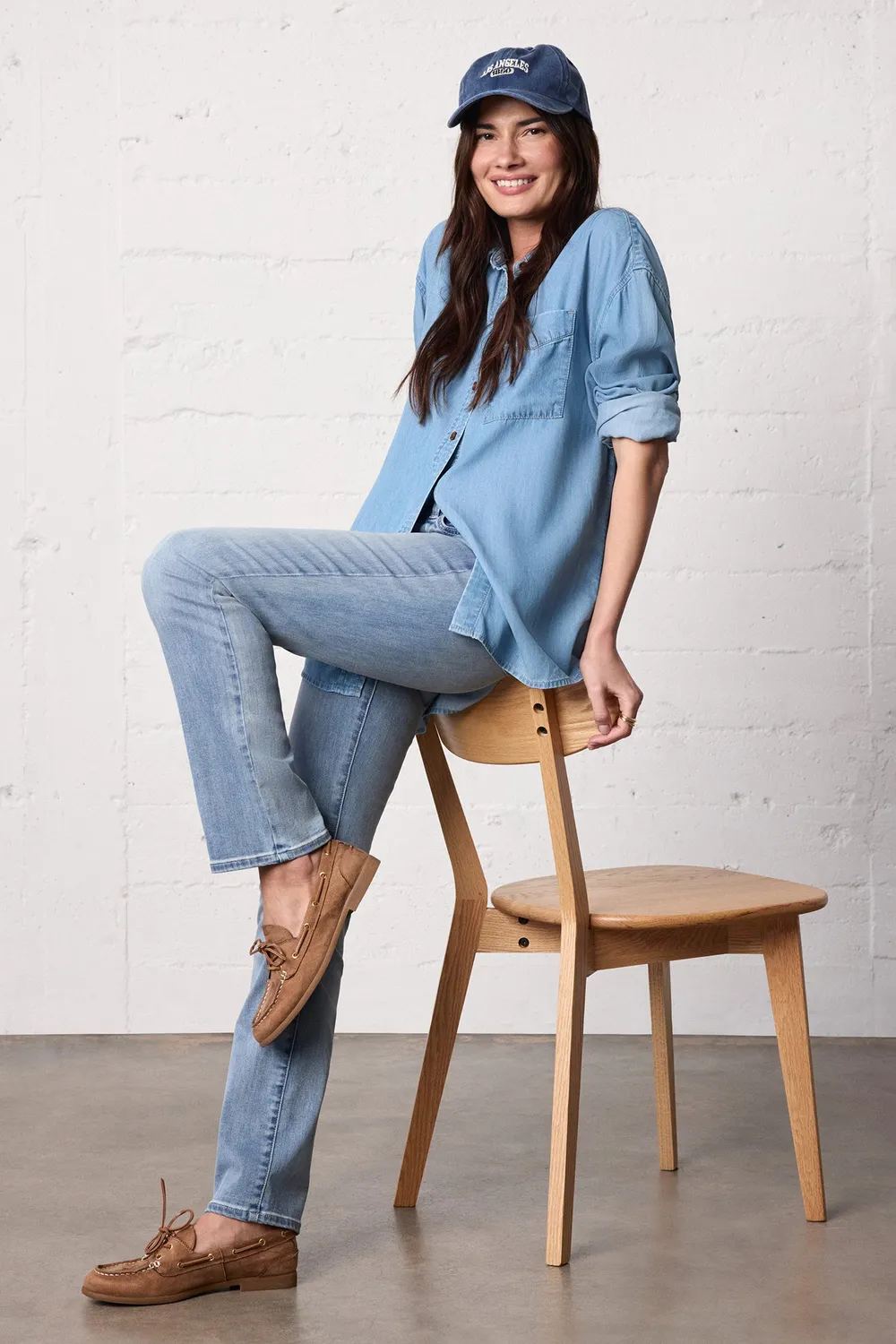 NYDJ Marilyn Straight Jeans Bloom Bound Stretch