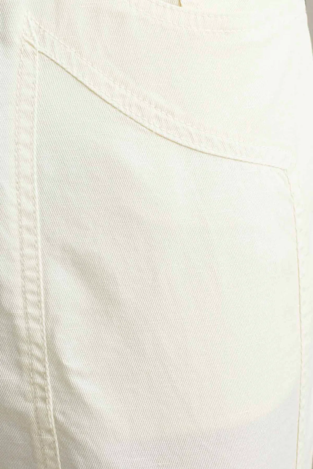 Jeckerson John Toppa Chino Slim schneeweiß Leinenmix