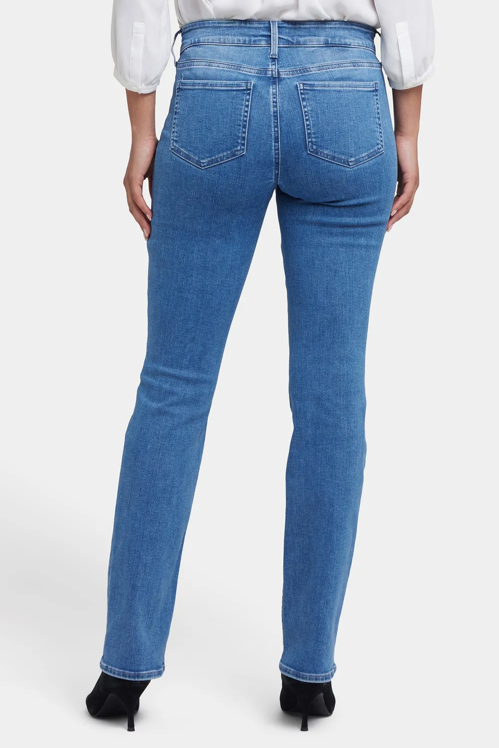 NYDJ Marilyn Jeans Straight Stunning Mid Rise