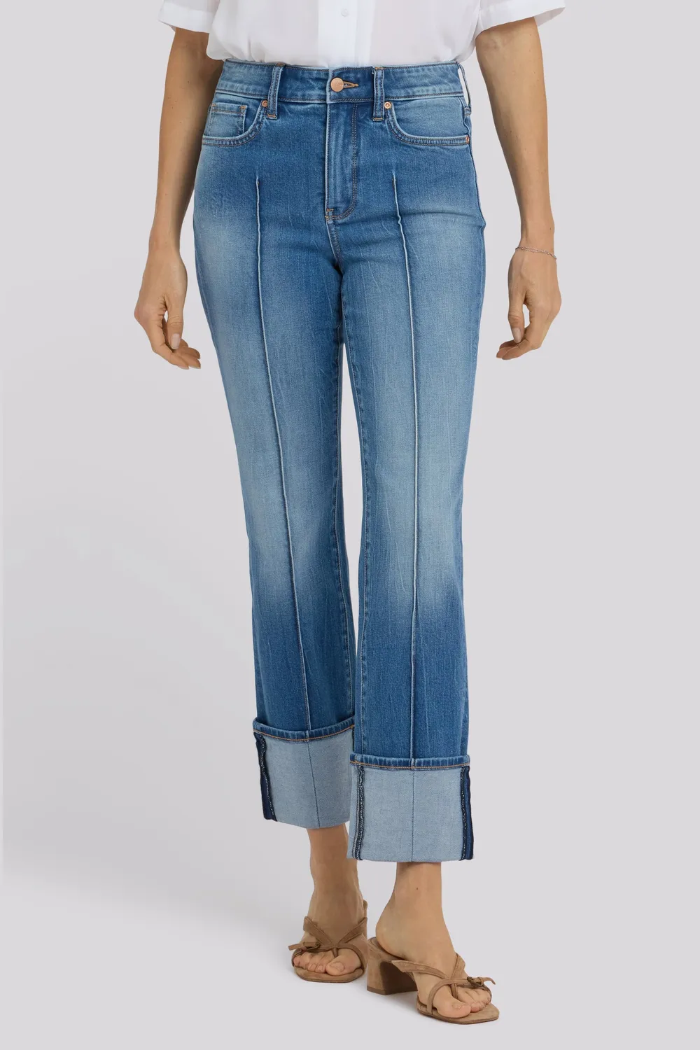 NYDJ Marilyn Straight Jeans Pacifica 8