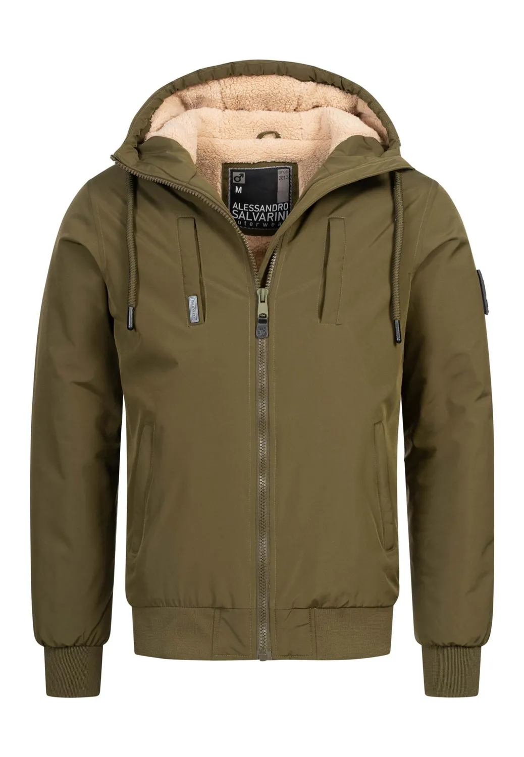 Alessandro Salvarini AS431 Winterjacke Herren Teddyfell