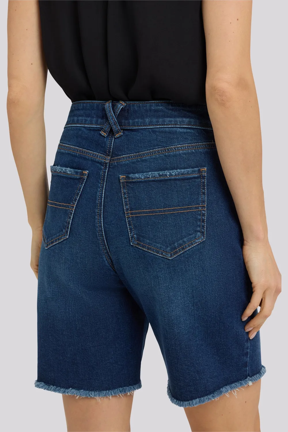 NYDJ Erin Shorts Denim Sunset Villa High Rise