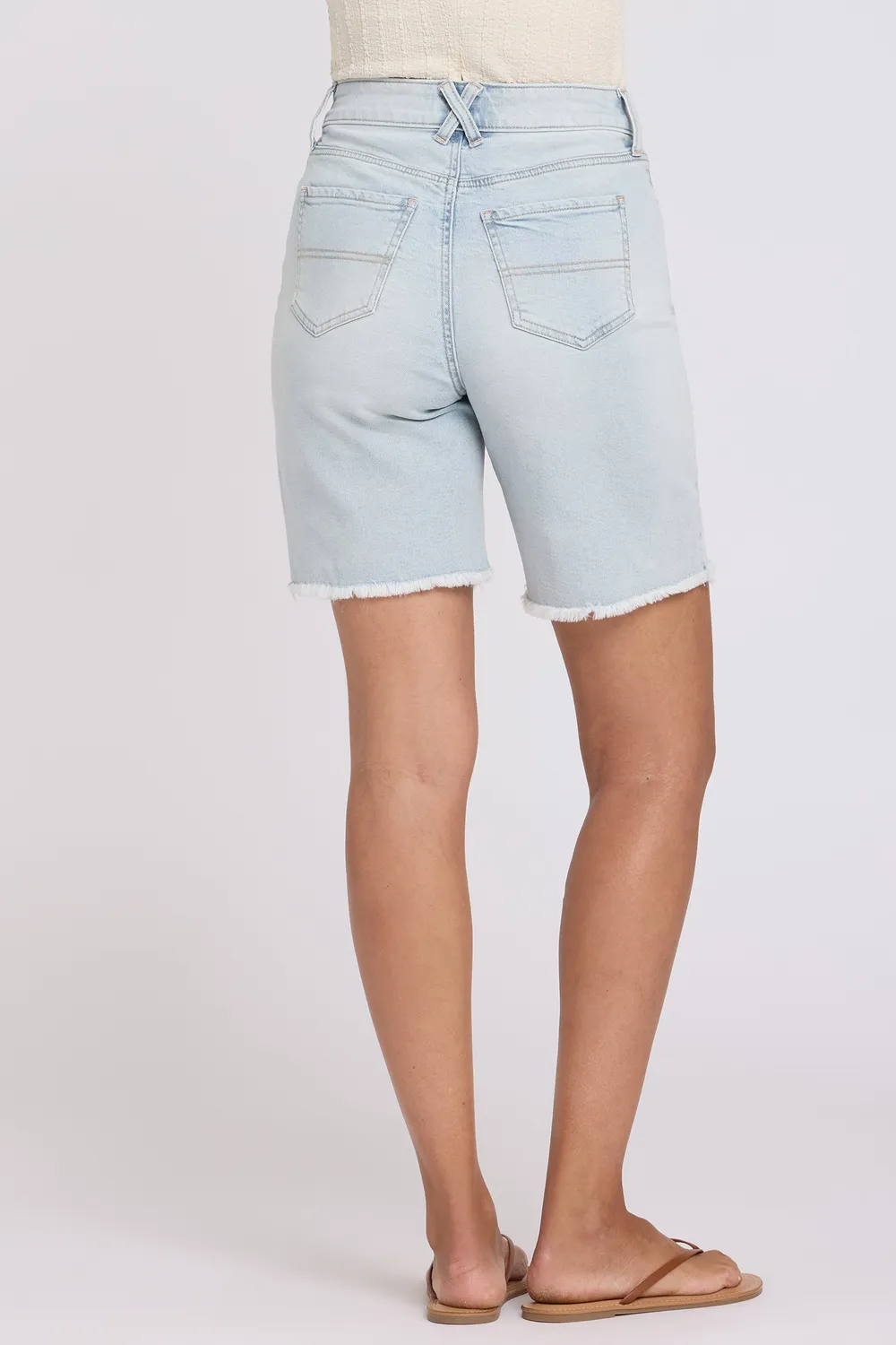 NYDJ Erin Jeansshorts Desert Shoreline Hellblau
