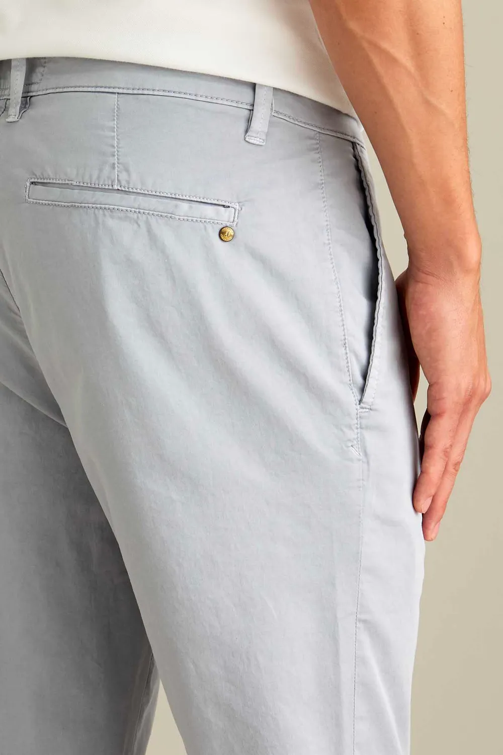 Jeckerson Jack Chino Herren Zementgrau Slim Fit