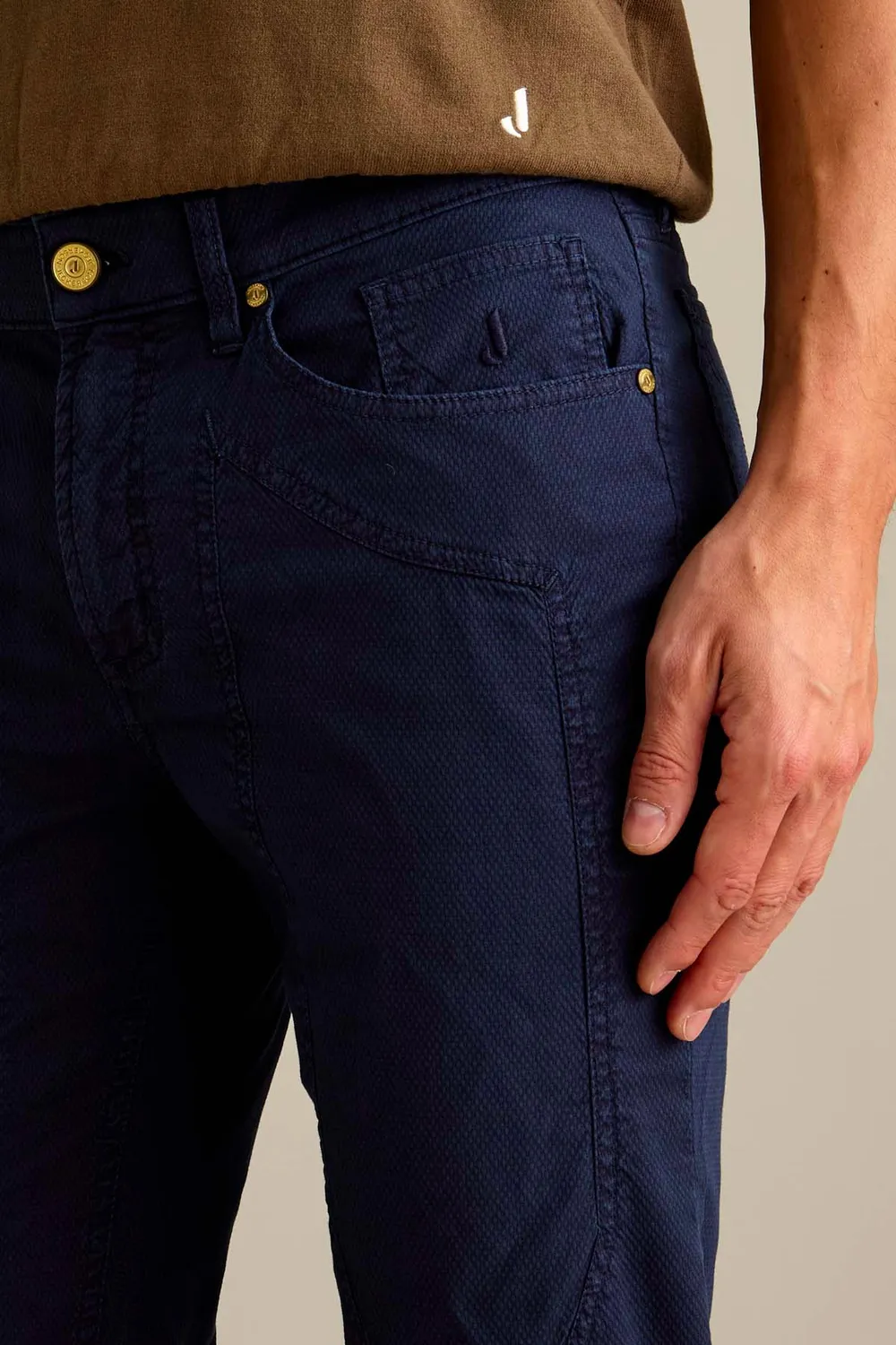 Jeckerson John Hose Herren dunkelblau Slim Fit