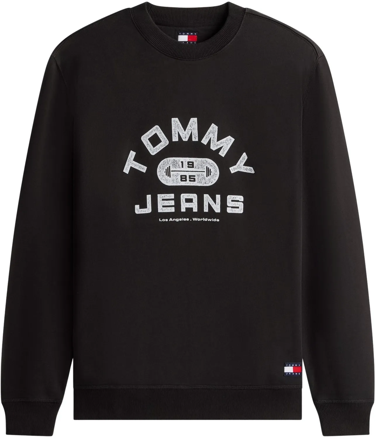 Tommy Jeans TJM Reg Entry Gym Crew Pullover Schwarz XXL