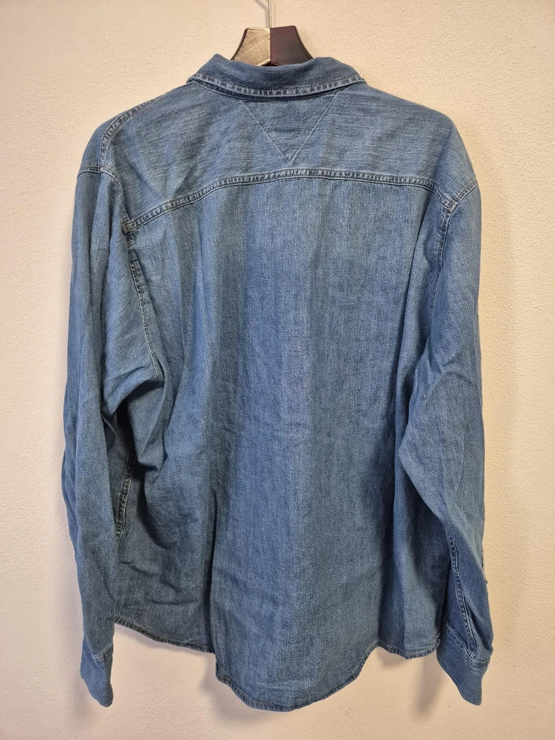 Tommy Jeans Relaxed Denim Shirt EXT Dm0dm23028 Jeanshemd L