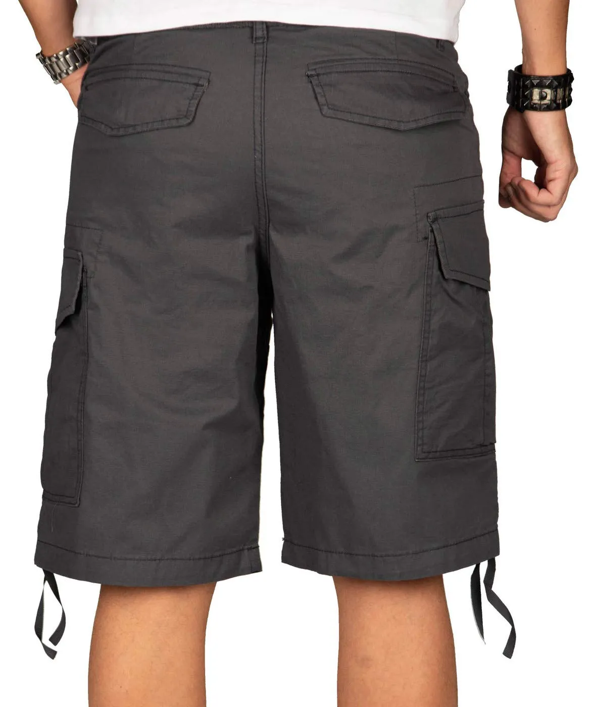 Alessandro Salvarini AS-133 Cargo Shorts Herren Olive