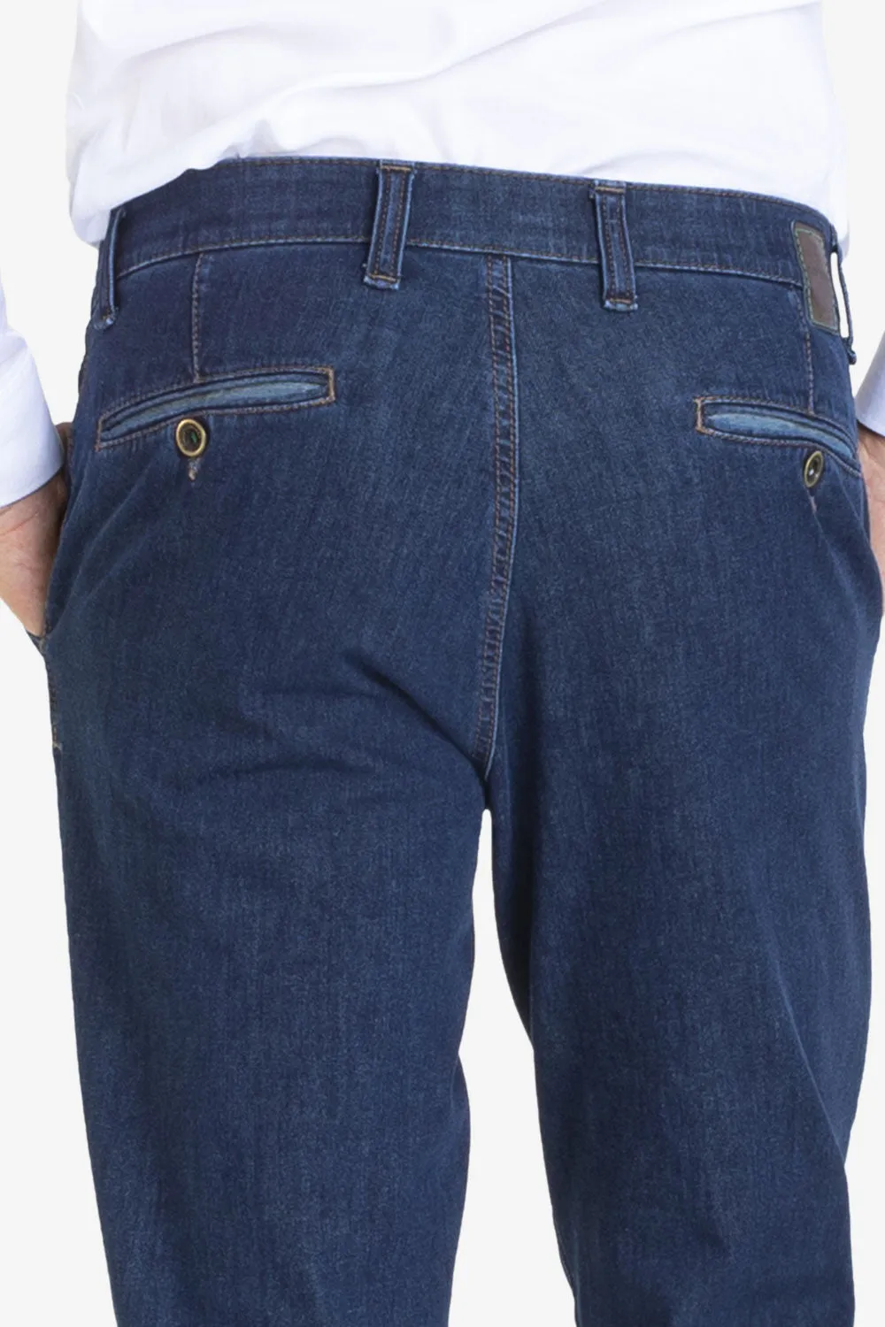 Club of Comfort Garvey 7054 Chino jeansblau Bi-Stretch
