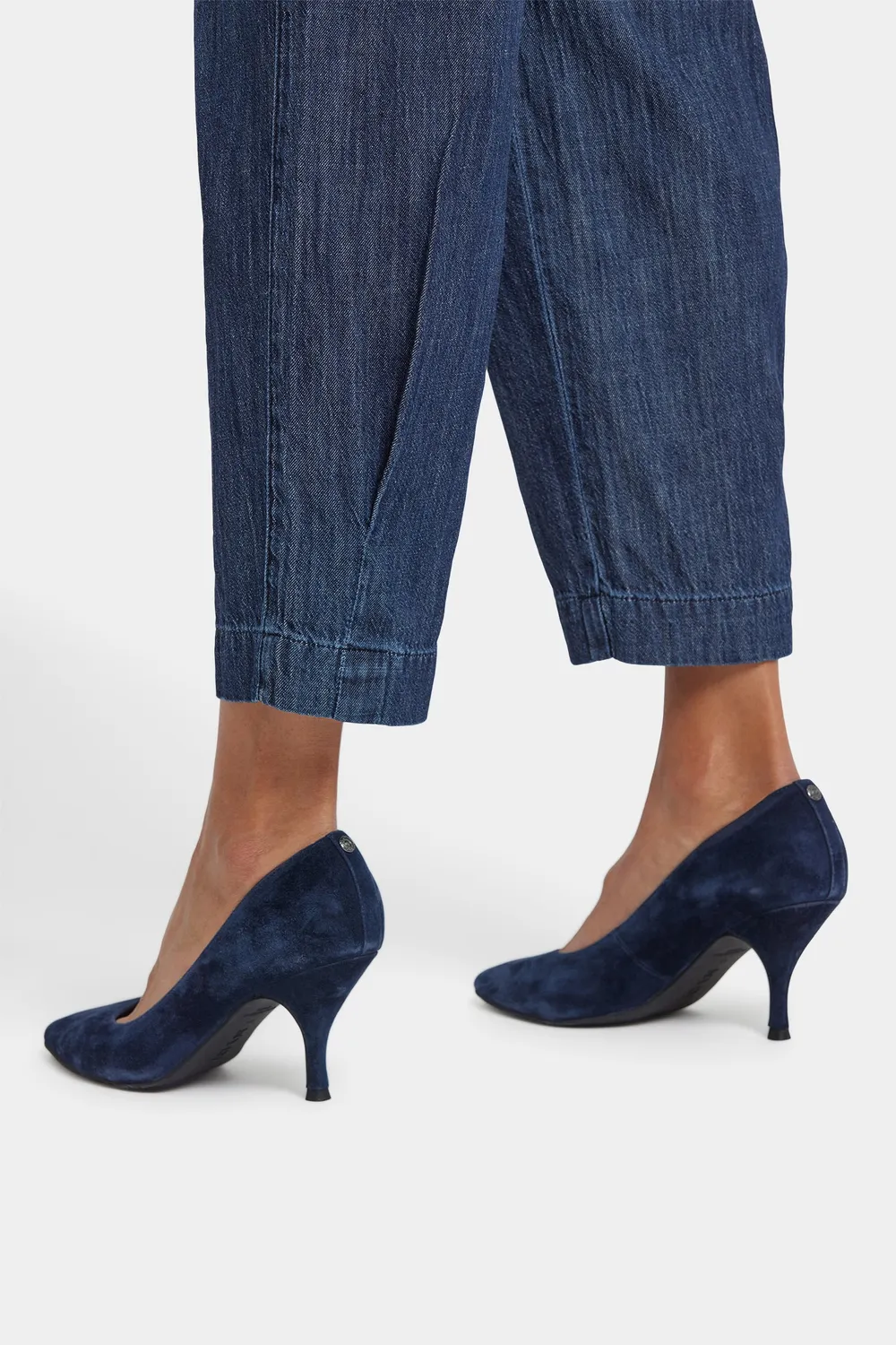 NYDJ Balloon Trouser Jeans La Mer dunkelblau relaxed