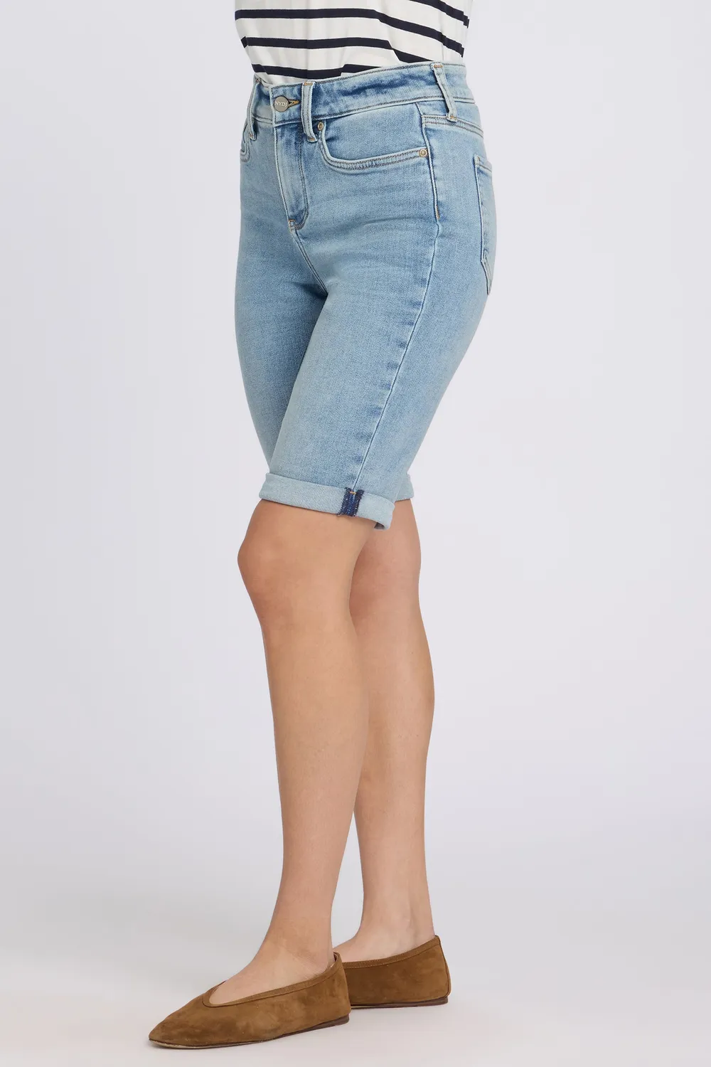 NYDJ Briella Jeansshorts Mist Springs 28 cm