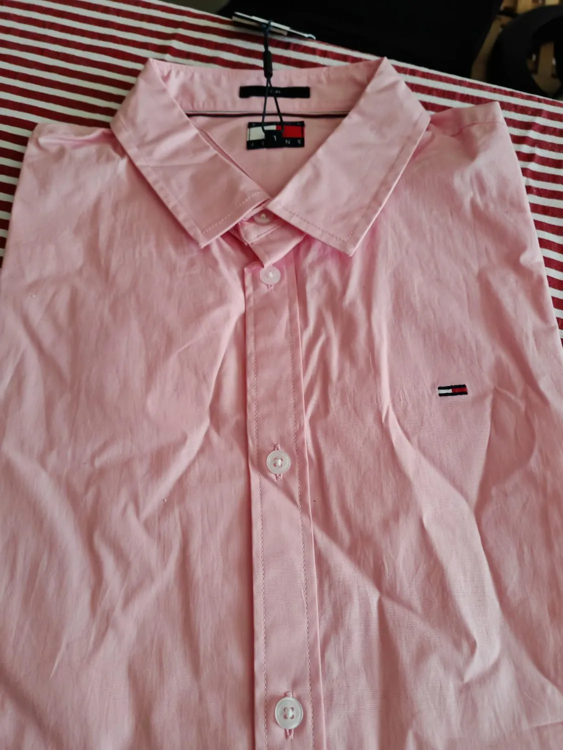 Tommy Jeans Original Stretch Shirt Slim Fit Herren Hemd