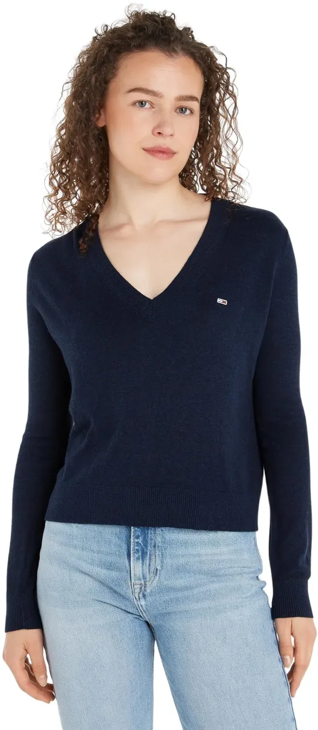 Tommy Jeans Damen Pullover V-Ausschnitt