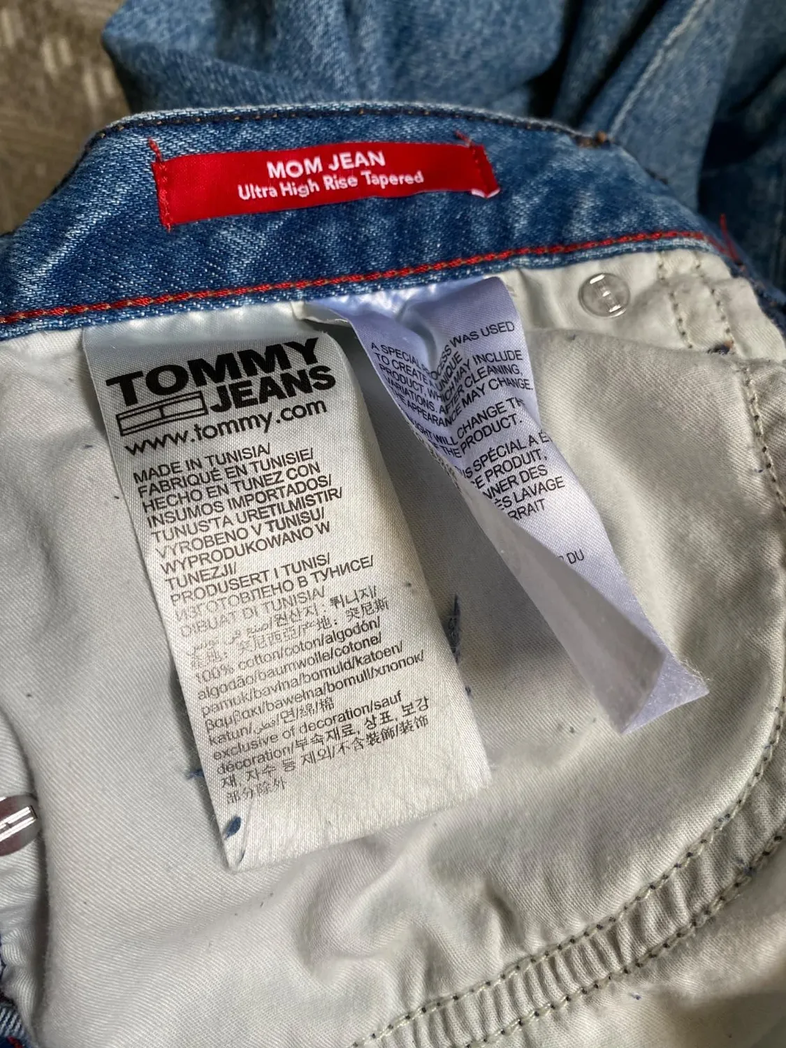 Tommy Jeans Mom Jean High Waist Jeans high waist