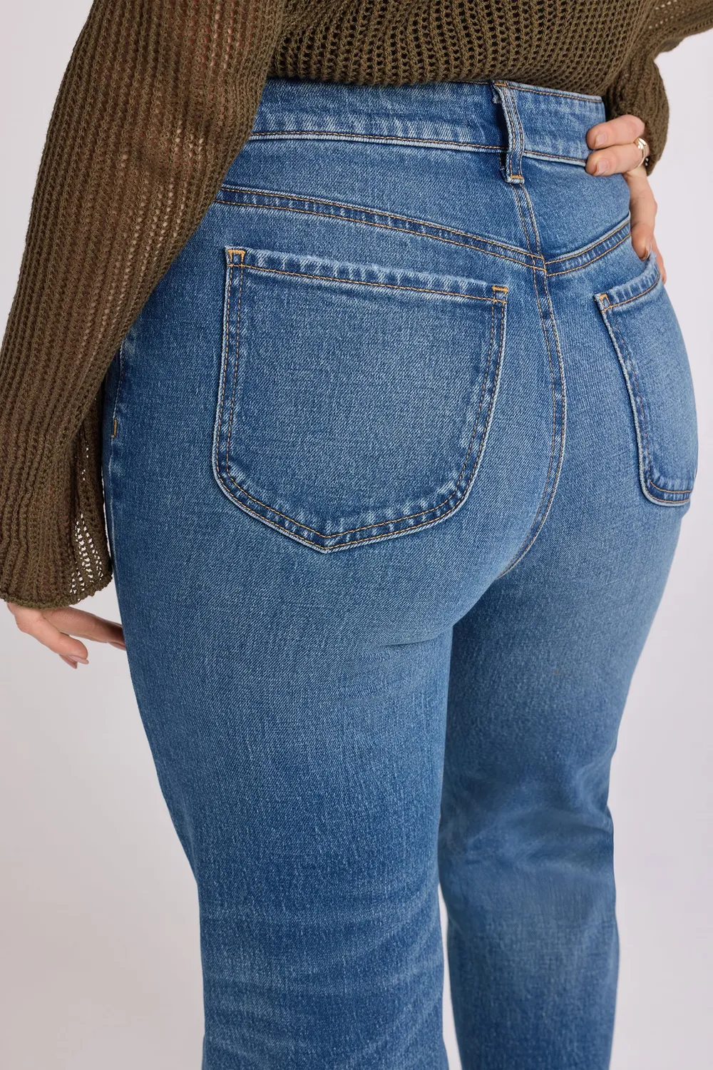 NYDJ Kasey Stovepipe Jeans Aster Dunkelblau