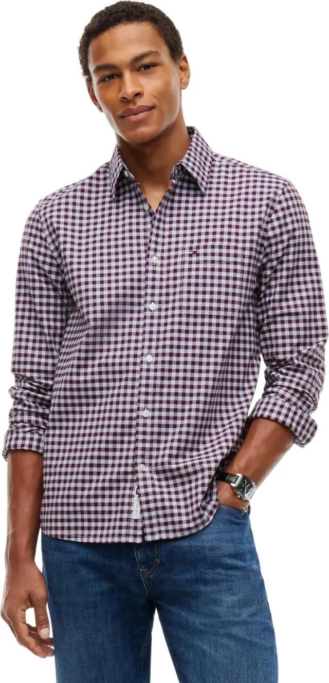 Tommy Jeans TJM Reg Check Oxford DM0DM23516 Hemd XL kariert