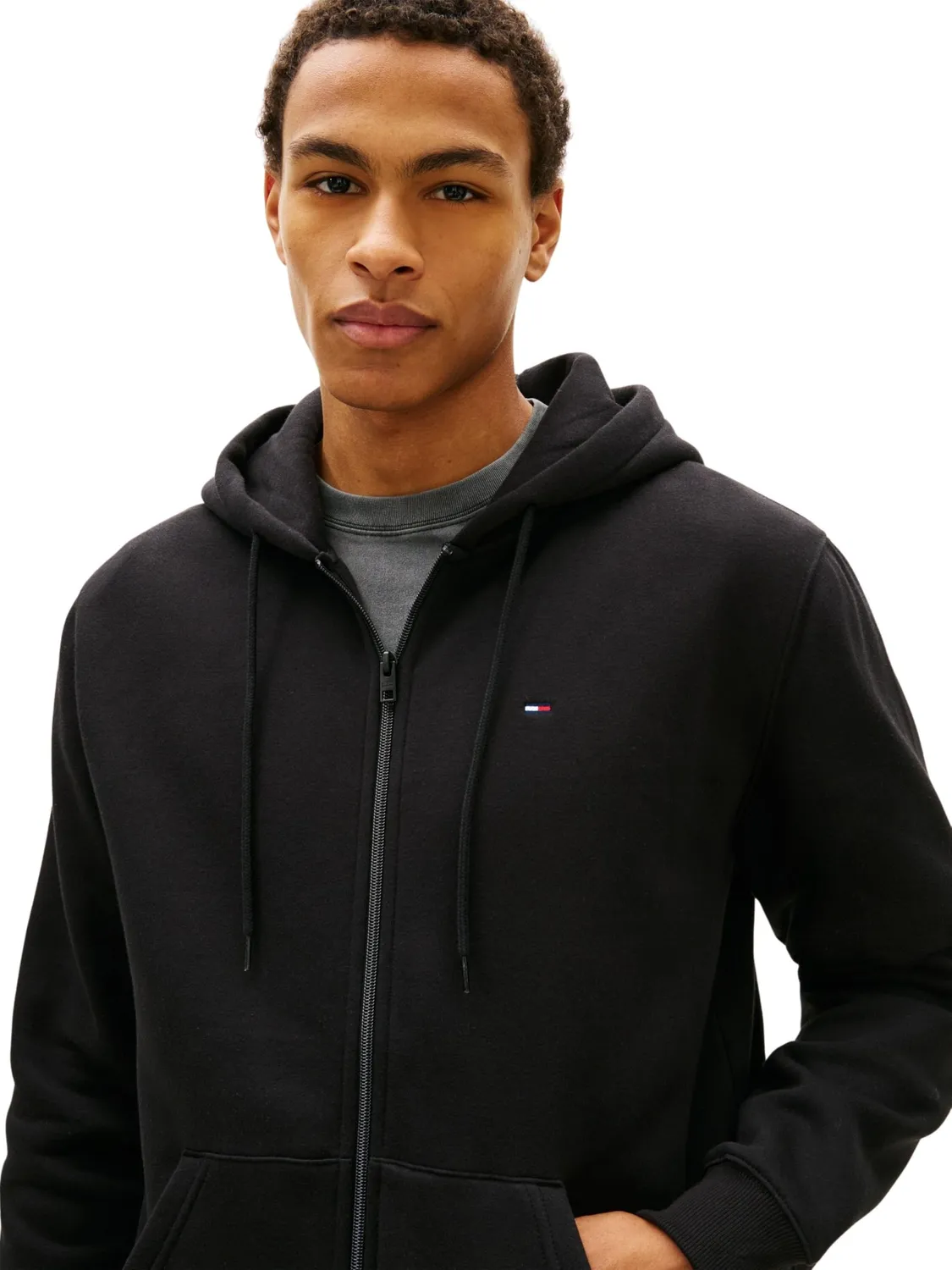 Tommy Jeans Flag Tracksuit Trainingsanzug XXL Schwarz