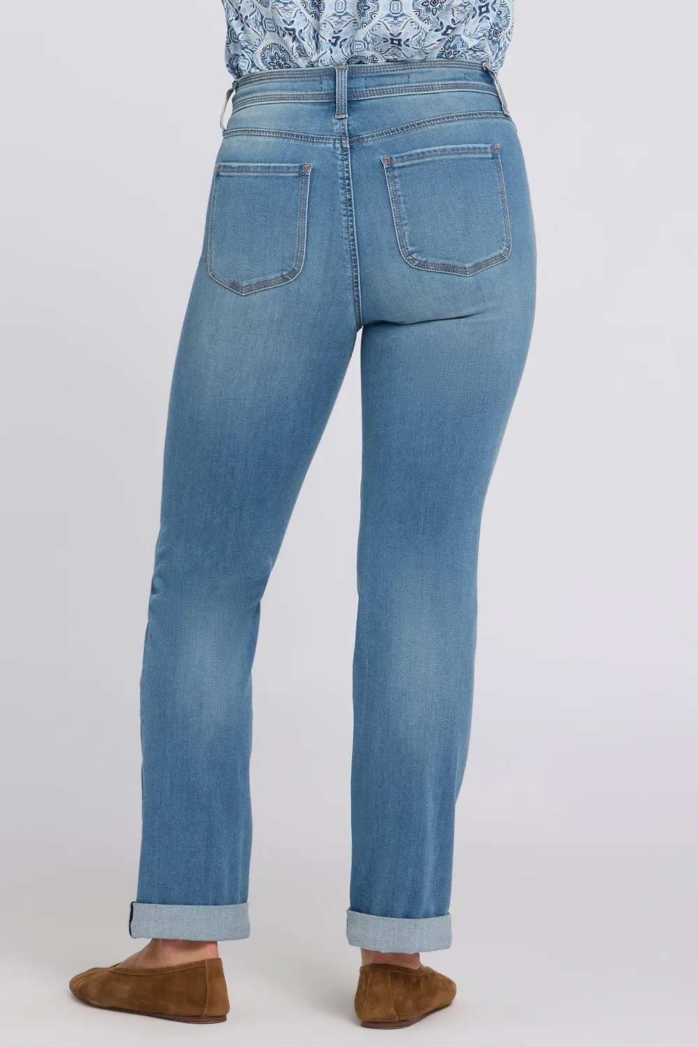 NYDJ Marilyn Straight Jeans Port Sea Damen