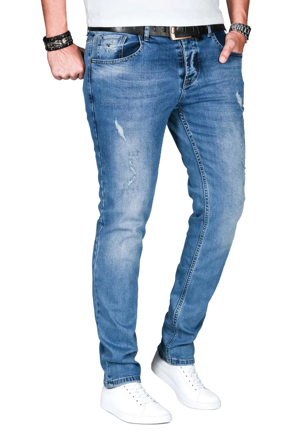 Alessandro Salvarini Slim Fit Jeans 32W/30L Stretch