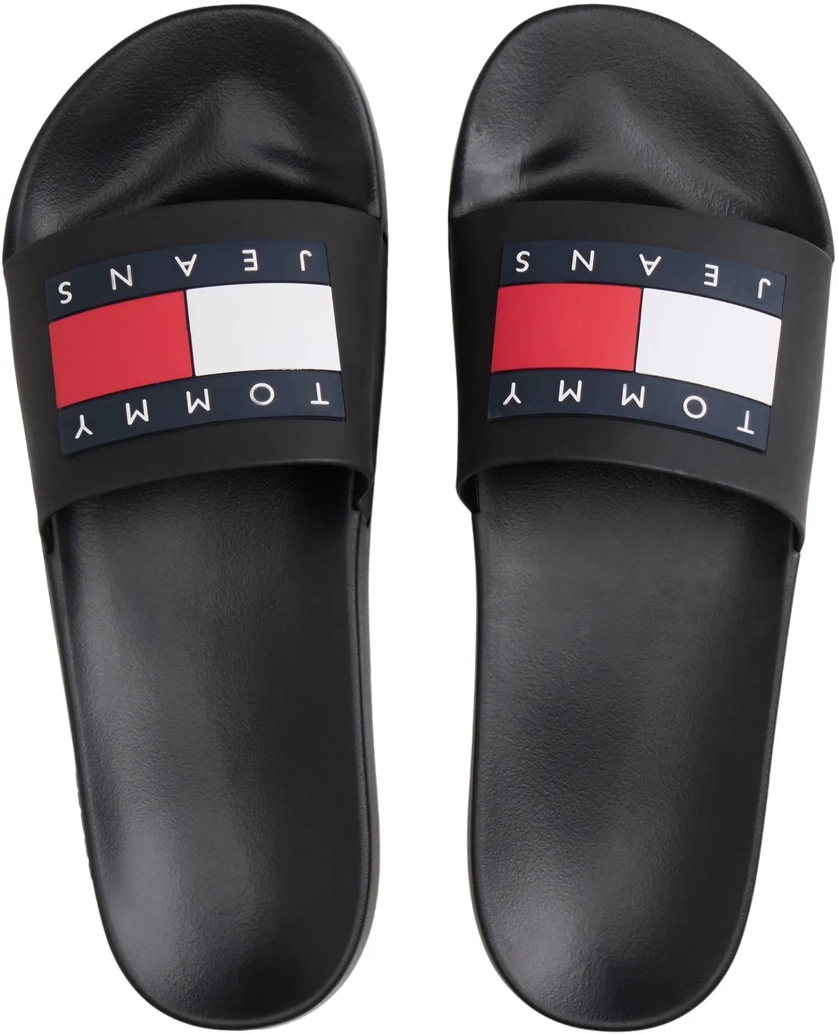 Tommy Jeans Pool Slide Essential Badelatschen 44 Schwarz
