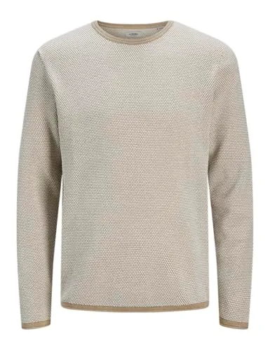 JJ Rebel Jrebfrank Strickpullover XS Beige Rundhals