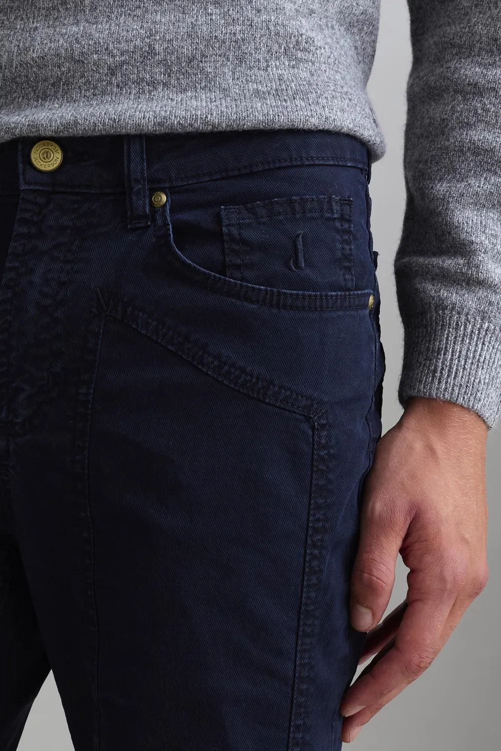 Jeckerson John Toppa Hose dunkelblau Tencel