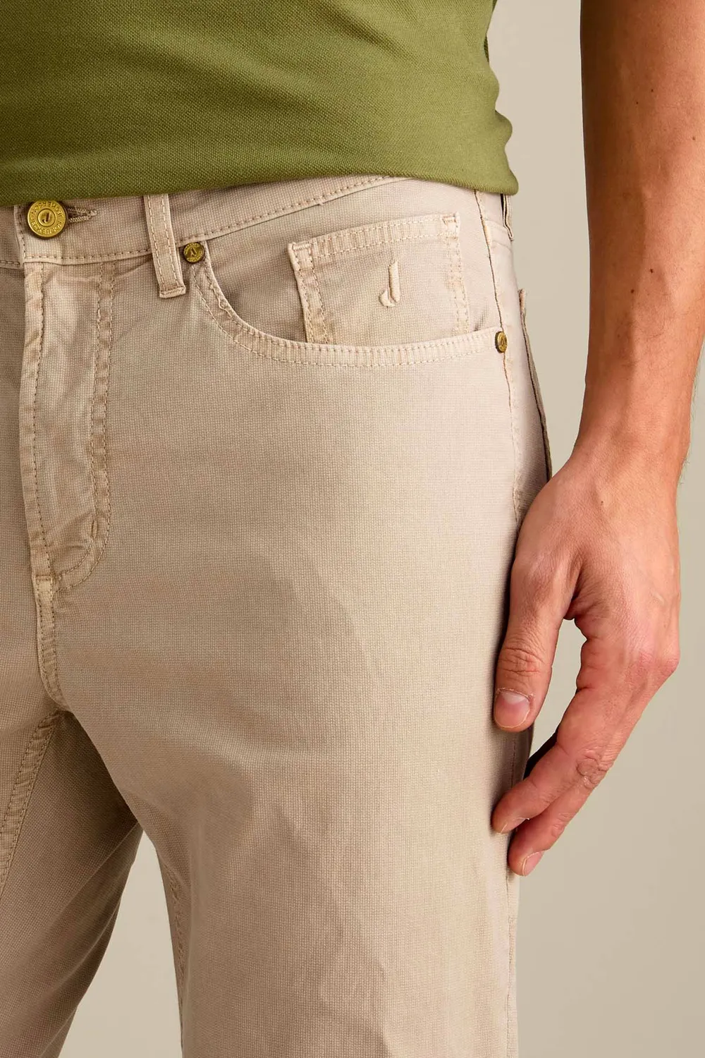 Jeckerson Jordan Chino Slim Fit beige zement