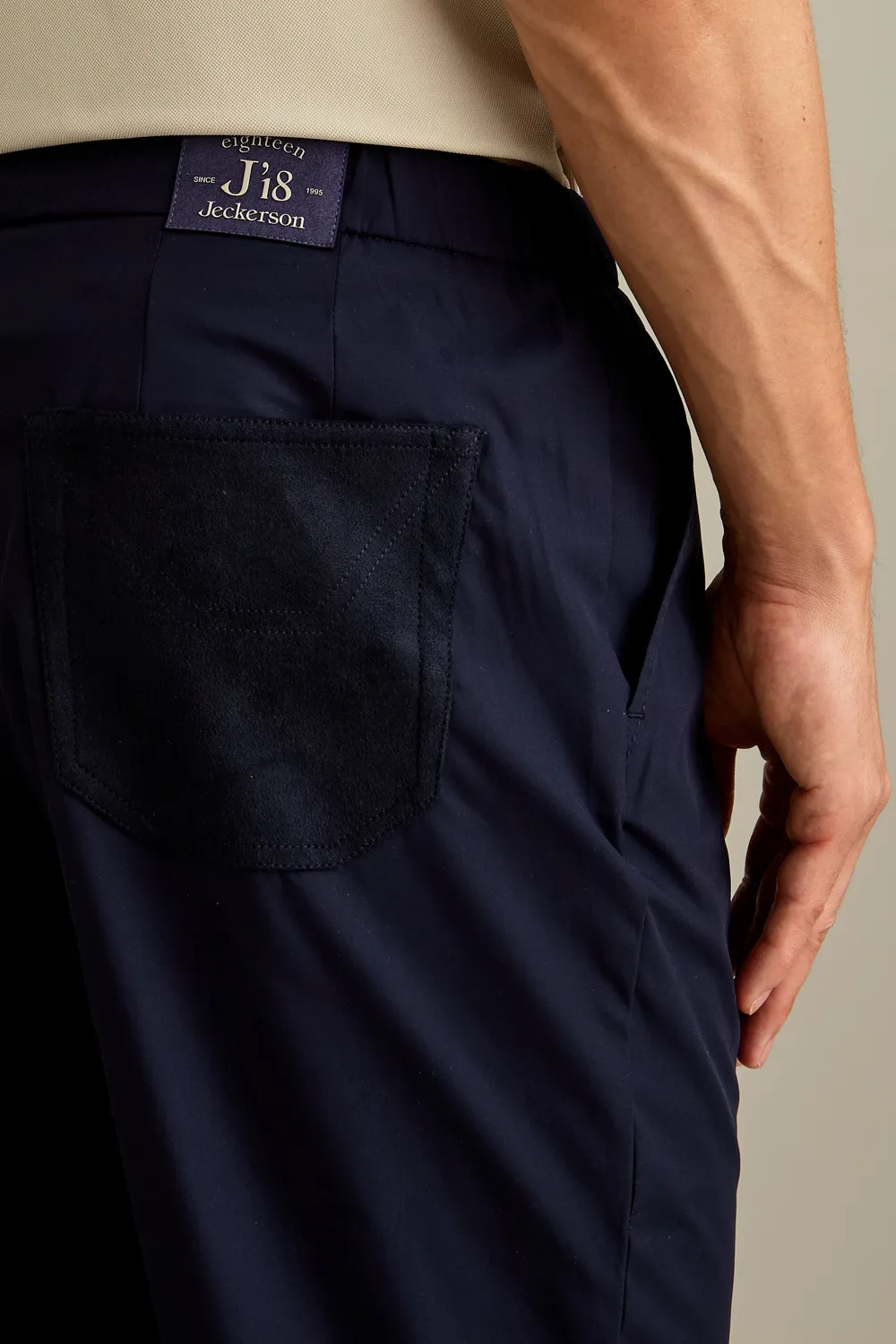 Jeckerson J18 Joggerhose dunkelblau Polyester Jogger Fit