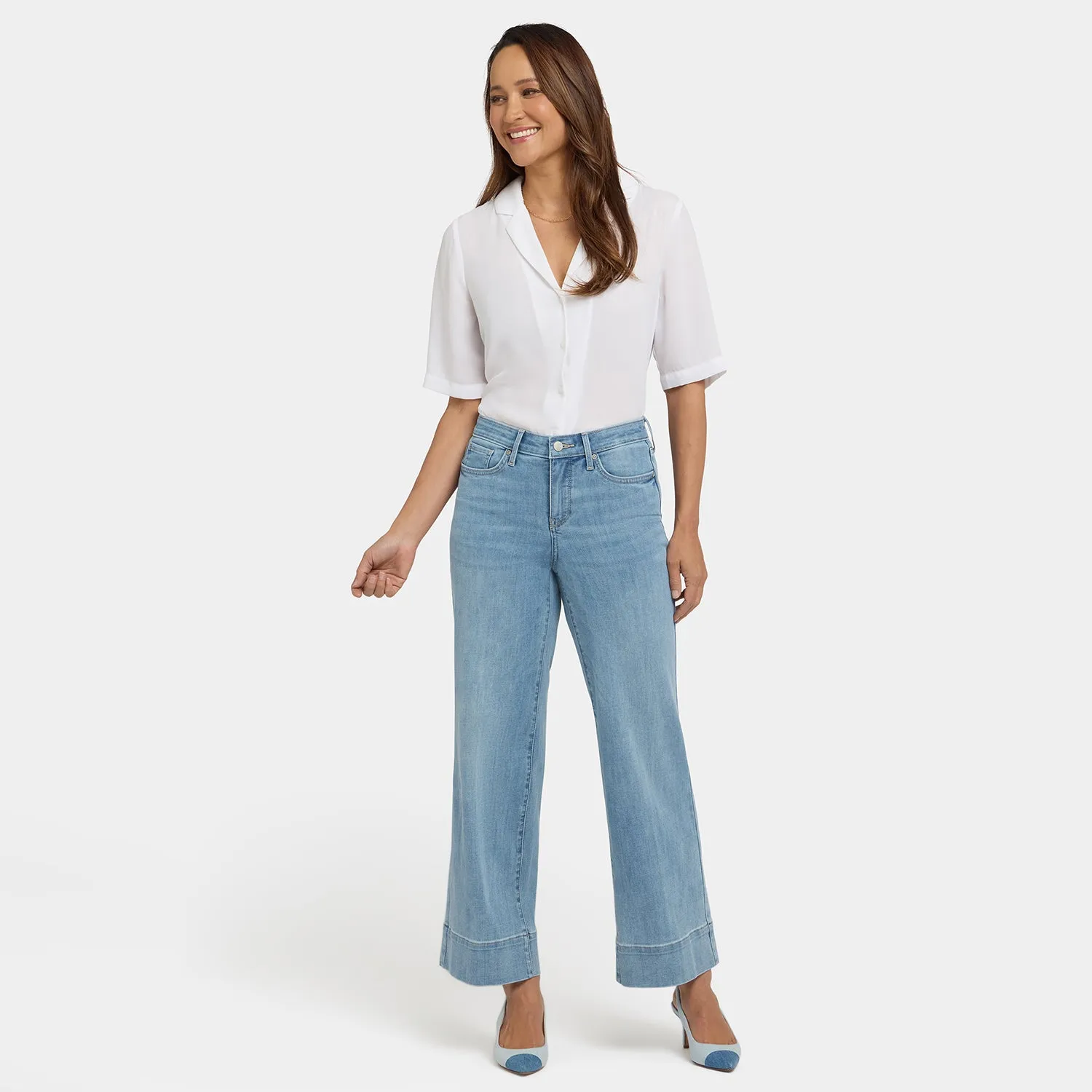 NYDJ Teresa Ankle Jeans Heritage Glow weit